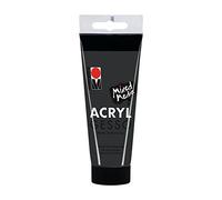 Marabu acrylgrundierung x17D & #; Gesso x17D & #; Negro acrílico - 100 ml