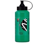 Marabu Artist Acryl verde ftalato claro, fina pintura acrílica de calidad artística, a base de agua, consistencia pastosa, alta pigmentación, muy buen brillo y opacidad, 500 ml (1er Pack), 500