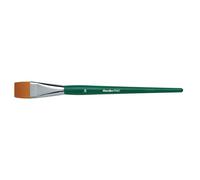 Marabu Artista Fino, tamaño 24, Madera certificada FSC, Pincel Plano con Pelo Especial Toray para Pintura acrílica, óleo y Acuarela, 01900000024, Wood, Green