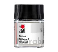 MARABU - Botella de 50 ml, barniz mate incoloro