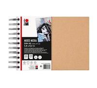 Marabu Cuaderno x17D & #; técnicas Mixtas & # x17D; DIN A5 300 g/m ² Azules 32 Hojas