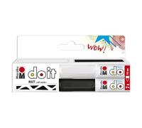 Marabu DO IT Craft Marker, Set Punta de 2-3 mm, rotulador acrílico con Sistema de Filtro sin Bombeo, multimarcador para Piedras, Madera y Mucho más, 0128000000200, Multicolor, 2 Stück