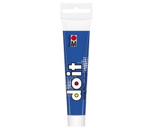 Marabu DO IT Craft Paint, 36 ml azul medio, pintura acrílica semibrillante para bricolaje, manualidades y hobbies, pintura al agua, resistente a la intemperie, resistente a la luz, vegana, 12760076052