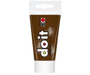 Marabu DO IT Craft Paint, 75 ml cacao, pintura acrílica semibrillante para bricolaje, manualidades y hobbies, pintura al agua, resistente a la intemperie, resistente a la luz, vegana, 12760002161
