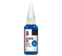Marabu Ink Enzian 20 ml de Tinta de Alcohol para Tipo Fluido, Resina epoxi, para Superficies no absorbentes, Papel Especial Recubierto, Metal, cerámica y Vidrio