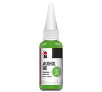 Marabu Ink Manzana 20 ml Tinta de Alcohol para Tipo Fluido, Resina epoxi, para Superficies no absorbentes, Papel Especial Recubierto, Metal, cerámica y Vidrio, Apfel