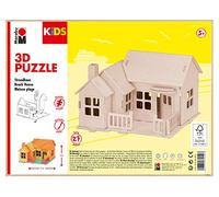 Marabu Kids 3D-Puzzle de Madera (27 Piezas, 19 x 14 cm), Color casa de Playa, Large (0317000000013)