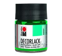 Marabu - Pintura acrílica Decorlack, color verde brillante, 50 ml