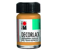 Marabu Pintura acrílica "Decorlack", oro metálico, 15 ml
