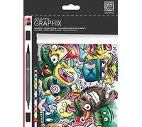 Marabu "puré planningfamily" Aqua pluma, plástico, Multi-color, 12 unidades , color/modelo surtido