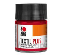 Marabu Textil Plus - Pintura para Tela (50 ml), Color Rojo carmín