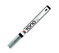 Marabu YONO 12400101078 12400101078-YONO - Rotulador acrílico versátil con punta redonda japonesa fina, base de agua, resistente a la luz y al agua, para casi todas las superficies, 0,5-1,5 mm