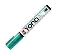 Marabu YONO 12400103998 12400103998-Rotulador acrílico azul turquesa 998 versátil con punta redonda japonesa, base de agua, resistente a la luz y al agua, para casi todas las superficies, 1,5-3 mm
