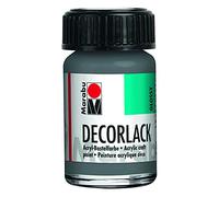 MarabuDecorlack Acryl: a base de agua acrílico craft paint 15ml tarro gris