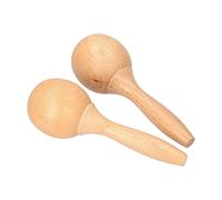 Maracas Clásicas de Madera, Sonajeros de Percusión Manual, Instrumentos Musicales para Cualquier Edad