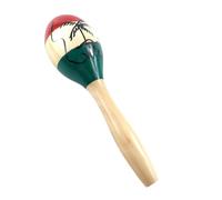 Maracas - Maracas de percusión de mano | Instrumentos musicales Maracas de madera | Seguro Rumba Shaker Rattle Noisemaker, diversión aprender instrumentos musicales de percusión juguete para niños