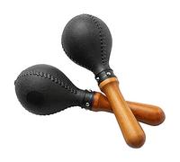 Maracas Percusión, Shakers Sonajeros Martillo de arena instrumento de percusión con conchas de plástico ABS y asas de madera para actuaciones en vivo y sesiones de grabación