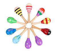 Maracas Shakers para niños | 10 piezas Musical Egg Shaker Set Children's Multifuncional Juguetes | Instrumentos de percusión de mano para y niñas | Ritmo de aprendizaje y coordinación