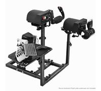 Marada Soporte universal para simulador de vuelo o cabina de simulación de carreras, ajuste ajustable para Thrustmaster/Hotas Warthog/Logitech G25 G27, ruedas, pedales, acelerador y joystick no