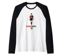 Maradona 10 Newell's Camiseta Manga Raglan
