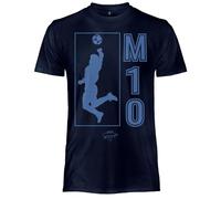 Maradona - Camiseta oficial unisex de algodón, camiseta de ajuste regular para adulto y niño, turquesa, XL