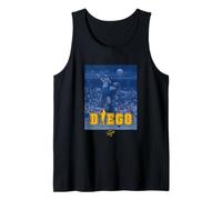 Maradona Diego Mano de D10S Camiseta sin Mangas