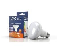 MARAN BULBS Bombilla LED E27 Reflectora R80 10W - 60W Equivalente, Luz Fría 6500K, 800 Lúmenes, Casquillo Gordo, Bajo Consumo, Ángulo 120°, No Regulable