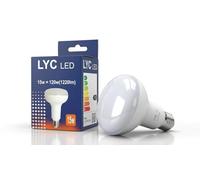 MARAN BULBS Bombilla LED E27 Reflectora R90 15W - 100W Equivalente, Luz Fría 6500K, 1200 Lúmenes, Casquillo Gordo, Bajo Consumo, Ángulo 120°, No Regulable