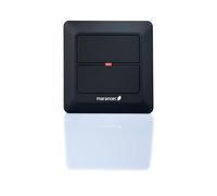 Marantec 161336 Transmisor de Pared, pulsador de 2 Canales para Puertas de Garaje Mrantec, Negro, info@marantec.com