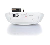 Marantec Comfort 380 - Accionamiento para puerta de garaje (incluye 2 transmisores manuales, accionamiento eléctrico para puertas de garaje, puertas seccionales y batientes), color blanco