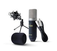 Marantz Professional MPM-1000: micrófono de estudio de condensador XLR con soporte de escritorio y cable para podcasts, streaming, canto, teletrabajo y juegos