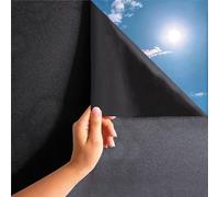 MARAPON Vinilo Oscurecedor Ventana 1,05x50 m Adhesión Estática Sin Pegamento Lámina Privacidad Ventana Negra para Oscurecimiento Total Dormitorio y Oficina