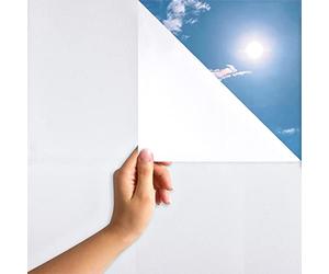 MARAPON Vinilo Translucido para Ventanas Efecto Cristal Esmerilado 0,30x2 m Adhesión Estática Sin Pegamento Lámina Privacidad Protección UV Baño y Oficina