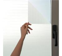 MARAPON® Vinilo Ventana Diseño a Rayas estreches [90x200 cm] - Incluye Libro Electrónico con Consejos Profesionales - Vinilos para Ventanas con Adhesión Estática - Vinilo Opaco para Ventanas