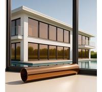 MARAPON® Vinilos para Ventanas con Adhesión Estática Efecto Espejo [60x200 cm] - Vinilo Ventana Privacidad y Protección UV, Infrarrojos - Vinilos Adhesivos para Cristales Protección contra el Calor