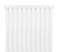 MARARDI [Pack 10] Cremalleras Invisibles [Blanco] de Nailon [22 cm] Costura y Manualidades para Ropa Tela Bolsos Estuches Cinta Para Coser a Máquina Patchwork Algodón con Cierre Metálico