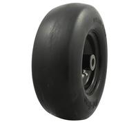 MARASTAR 00232 - Neumáticos y montaje de rueda - Ajuste universal - Flat-Free - 11 x 4.00-5 - Neumáticos de repuesto para cortacésped Zero Turn - Superficie de rodamiento lisa - Kit adaptador incluido