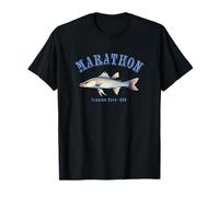 Marathon Florida Keys - Diseño de pesca Camiseta