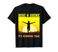 Marathon Runner Rise & Shine Running Camiseta