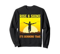Marathon Runner Rise & Shine Running Sudadera