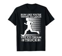 Marathon Runner Trying Catch Ice Cream Truck Running Camiseta