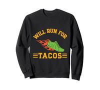Marathon Runner Will Run For Tacos Running Sudadera