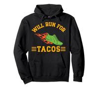 Marathon Runner Will Run For Tacos Running Sudadera con Capucha