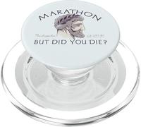 MARATÓN Pero Muerte? Pheidippides EST 490 BC Run Meme PopSockets PopGrip para MagSafe