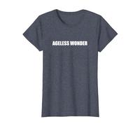 Maravilla sin Edad Camiseta, Mujer, Azul Jaspeado, L
