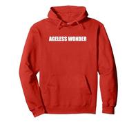 Maravilla sin Edad Sudadera con Capucha, Unisex para Adultos, Rojo, M