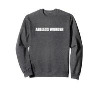 Maravilla sin Edad Sudadera, Unisex para Adultos, Jaspeado Oscuro, L