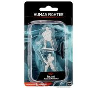 Maravillosas miniaturas sin pintar de D&D Nolzurs: Ola 8: guerrero humano masculino