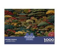 Maravilloso jardín Puzzle 1000 Piezas, Juego Educativo, Desafío, para Adultos Y Niños Mayores De 12 Años Un Rompecabezas Desafiante - Obra De Arte 38x26cm/1000pcs