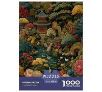 Maravilloso jardín Puzzle De 1000 Piezas, Juego Educativo, Desafío, Clásicos para Adultos Y Niños A Partir De 12 Años Un Rompecabezas Desafiante - Obra De Arte 38x26cm/1000pcs